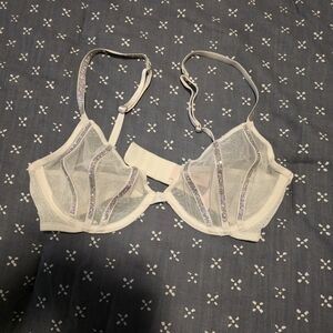 Victoria's Secret Sequin Mesh Bra